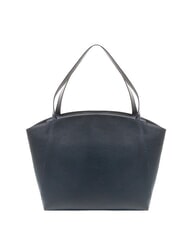 COCCINELLE LIYA Hammered leather shoulder bag midnight blue - Women’s Bags - 3