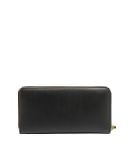 THE BRIDGE CARLOTTA Large zip around wallet Black Gold - Women’s Wallets - 3