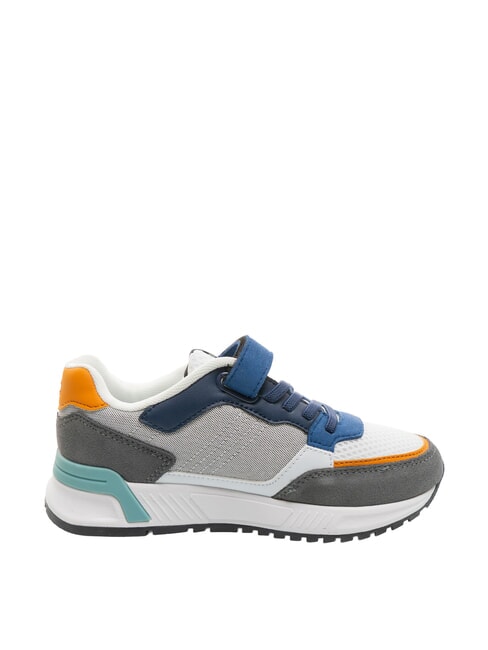 DALTON DIP Sneaker with tear white/blue/gray/orange - Baby Shoes