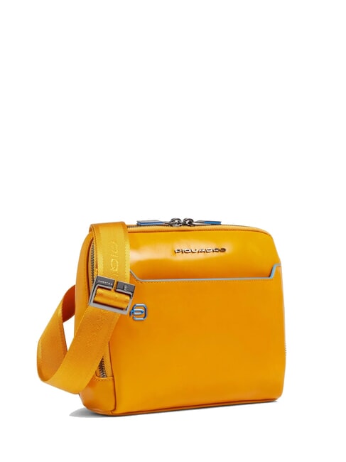 BLUE SQUARE Leather bag Yellow - Over-the-shoulder Bags for Men