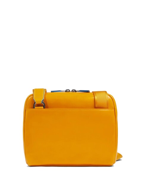 BLUE SQUARE Leather bag Yellow - Over-the-shoulder Bags for Men