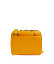 PIQUADRO BLUE SQUARE Leather bag Yellow - Over-the-shoulder Bags for Men - 3