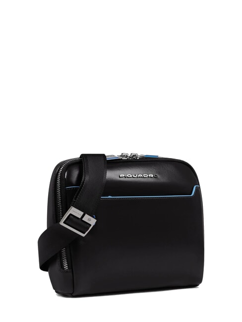 BLUE SQUARE Leather bag Black - Over-the-shoulder Bags for Men