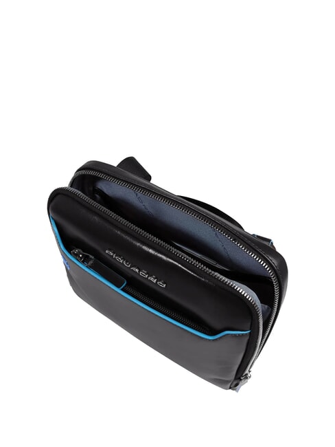 BLUE SQUARE Leather bag Black - Over-the-shoulder Bags for Men