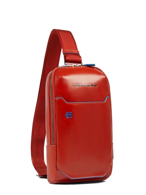 BLUE SQUARE Leather One-Shoulder Backpack Bag leather4 - Over-the-shoulder Bags for Men