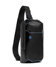 PIQUADRO BLUE SQUARE Leather One-Shoulder Backpack Bag - Over-the-shoulder Bags for Men