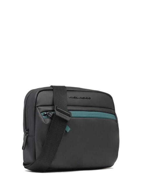 CORNER SPECIALE GOMMATO Water repellent bag Black - Over-the-shoulder Bags for Men