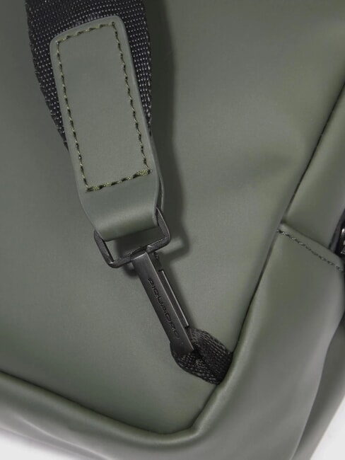 CORNER SPECIALE GOMMATO Water repellent bag GREEN - Over-the-shoulder Bags for Men