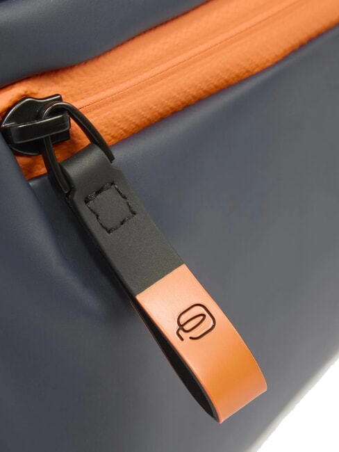 CORNER SPECIALE GOMMATO Water repellent bag blue - Over-the-shoulder Bags for Men