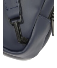 PIQUADRO CORNER SPECIALE GOMMATO Water repellent bag blue - Over-the-shoulder Bags for Men - 5