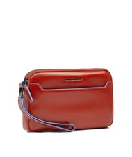 PIQUADRO BLUE SQUARE Men's leather clutch bag - Tablet holder& Organizer