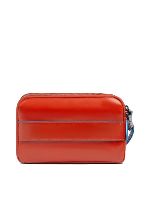 BLUE SQUARE Men's leather clutch bag leather4 - Tablet holder& Organizer