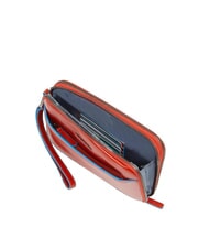 PIQUADRO BLUE SQUARE Men's leather clutch bag leather4 - Tablet holder& Organizer - 4