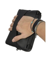 PIQUADRO CORNER SPECIALE GOMMATO iPad®mini pouch Black - Tablet holder& Organizer - 6