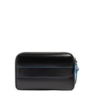 PIQUADRO BLUE SQUARE Men's leather clutch bag Black - Tablet holder& Organizer - 3