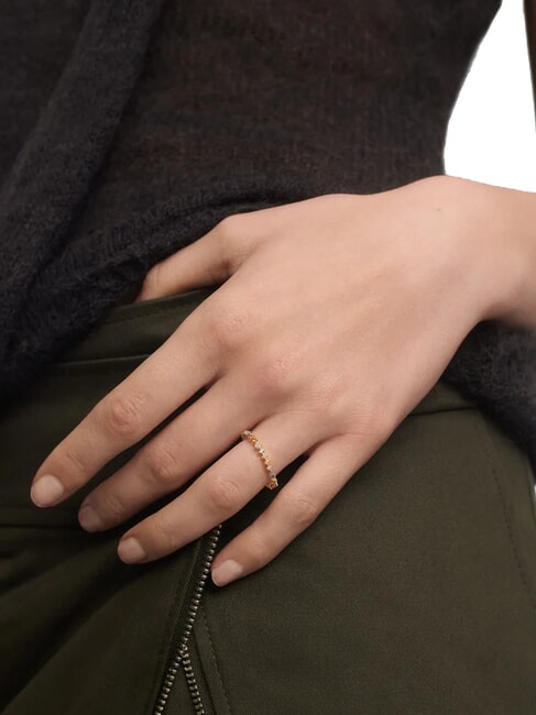 COLOR LOTUS Ring with colored stones gold - Rings