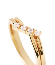PDPAOLA THE NEW ESSENTIALS ANNA Gold Plated Zirconia Ring - Rings