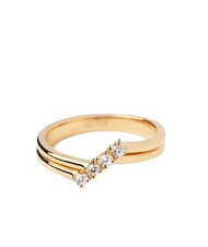 PDPAOLA THE NEW ESSENTIALS ANNA Gold Plated Zirconia Ring gold - Rings - 5