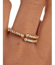 PDPAOLA THE NEW ESSENTIALS SISI Gold Plated Zirconia Ring gold - Rings - 5