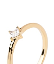 PDPAOLA THE NEW ESSENTIALS OBI Solitaire ring with zirconia - Rings
