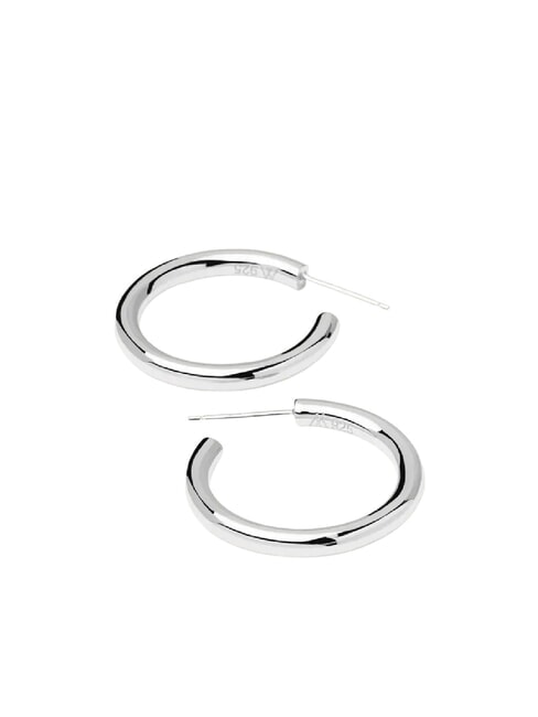 THE NEW ESSENTIALS SUPREME CLOUD Silver hoop earrings silver - Earrings
