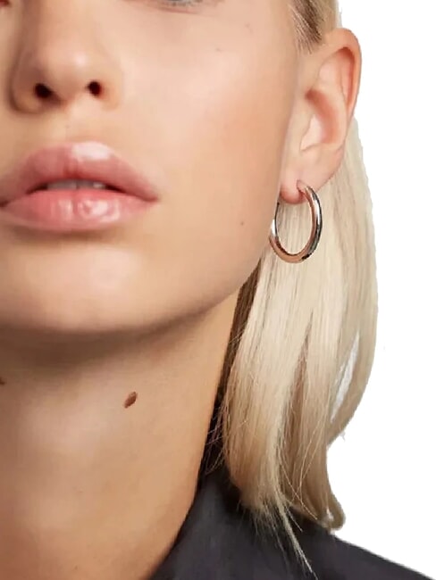 THE NEW ESSENTIALS SUPREME CLOUD Silver hoop earrings silver - Earrings