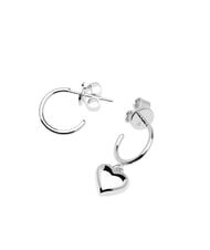 PDPAOLA L'ABSOLU ENGRAVE ME Rhodium plated silver earrings - Earrings