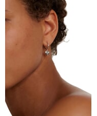 PDPAOLA L'ABSOLU ENGRAVE ME Rhodium plated silver earrings silver - Earrings - 3