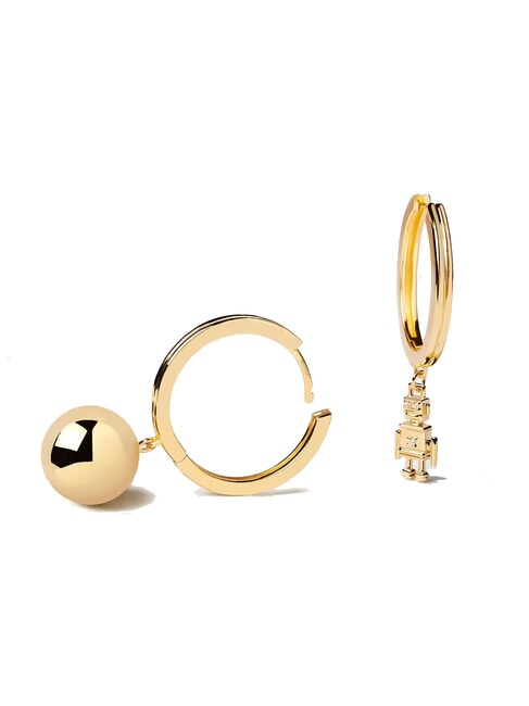 LES PETITES SUPER FUTURE Gold Plated Earrings gold - Earrings
