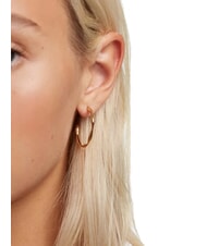 PDPAOLA FIVE VANILLA Gold Plated Hoop Earrings gold - Earrings - 3