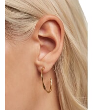 PDPAOLA FIVE VANILLA Gold Plated Hoop Earrings gold - Earrings - 4