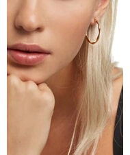 PDPAOLA FIVE VANILLA Gold Plated Hoop Earrings gold - Earrings - 5