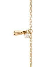 PDPAOLA THE NEW ESSENTIALS KIRA Chain bracelet with round zirconia and drop pendant gold - Bracelets - 5