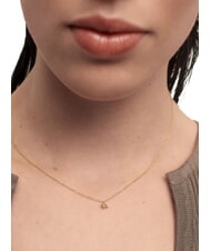 PDPAOLA COLOR GREEN FLEUR Pendant necklace with zirconia and claws gold - Necklaces - 3