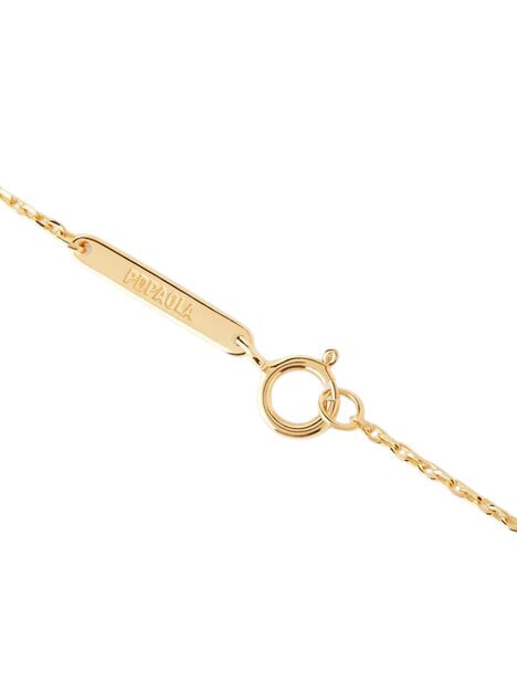 COLOR GREY FLEUR Pendant necklace with zirconia and claws gold - Necklaces