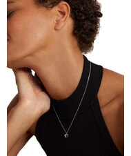 PDPAOLA L'ABSOLU ENGRAVE ME Silver necklace heart pendant silver - Necklaces - 4