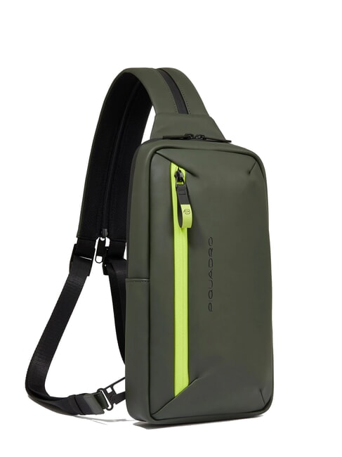CORNER SPECIALE GOMMATO  One-shoulder backpack GREEN - Laptop backpacks