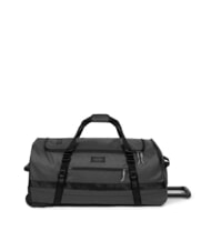 EASTPAK DUFFEL PACK WHEEL M Medium water-repellent duffel bag trolley tarp black2 - Semi-rigid Trolley Cases - 3