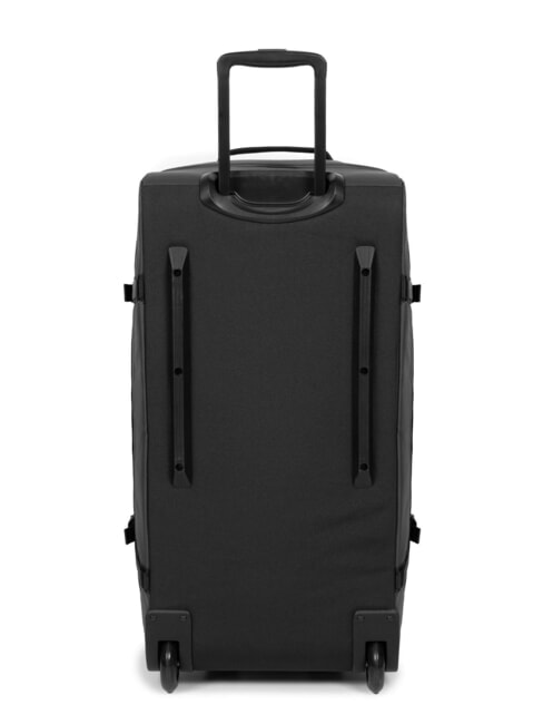 DUFFEL PACK WHEEL M Medium water-repellent duffel bag trolley tarp black2 - Semi-rigid Trolley Cases