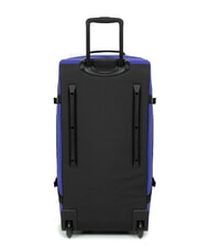 EASTPAK DUFFEL PACK WHEEL M Medium water-repellent duffel bag trolley tarp blue - Semi-rigid Trolley Cases - 8