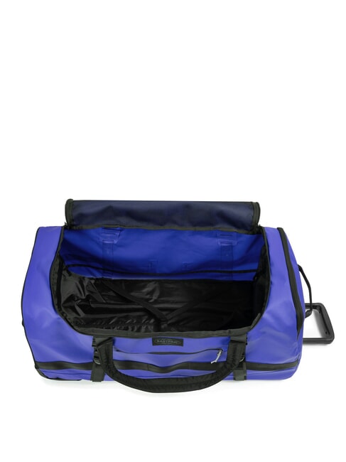 DUFFEL PACK WHEEL L Large water-repellent duffel bag trolley tarp blue - Semi-rigid Trolley Cases