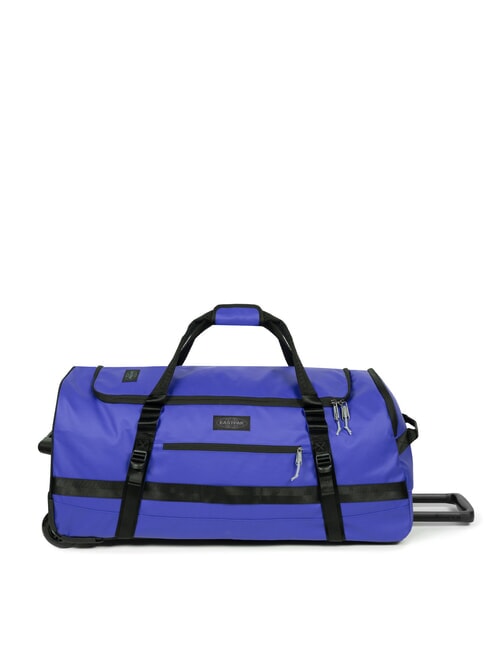 DUFFEL PACK WHEEL L Large water-repellent duffel bag trolley tarp blue - Semi-rigid Trolley Cases