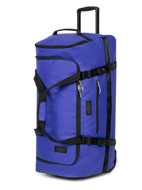 DUFFEL PACK WHEEL L Large water-repellent duffel bag trolley tarp blue - Semi-rigid Trolley Cases