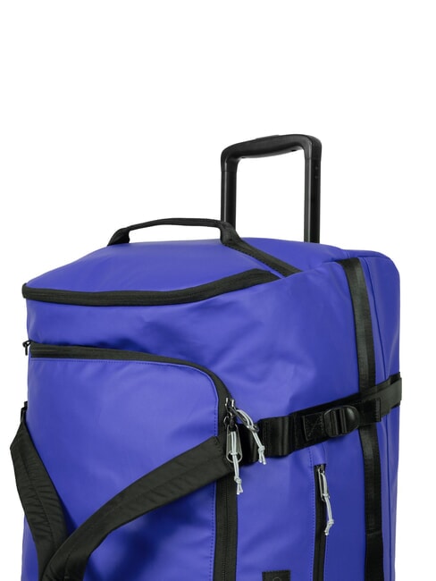 DUFFEL PACK WHEEL L Large water-repellent duffel bag trolley tarp blue - Semi-rigid Trolley Cases