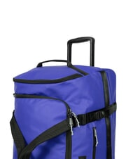EASTPAK DUFFEL PACK WHEEL L Large water-repellent duffel bag trolley tarp blue - Semi-rigid Trolley Cases - 5