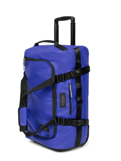 DUFFEL PACK WHEEL S Small water-repellent duffel bag trolley tarp blue - Hand luggage