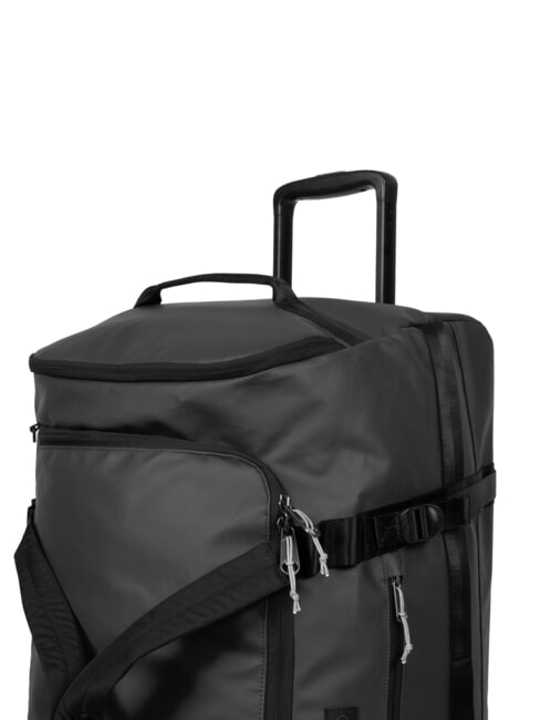 DUFFEL PACK WHEEL L Large water-repellent duffel bag trolley tarp black2 - Semi-rigid Trolley Cases