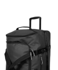 EASTPAK DUFFEL PACK WHEEL L Large water-repellent duffel bag trolley tarp black2 - Semi-rigid Trolley Cases - 4