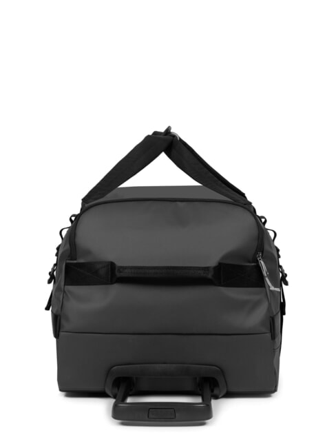 DUFFEL PACK WHEEL L Large water-repellent duffel bag trolley tarp black2 - Semi-rigid Trolley Cases