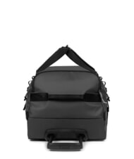 EASTPAK DUFFEL PACK WHEEL L Large water-repellent duffel bag trolley tarp black2 - Semi-rigid Trolley Cases - 5
